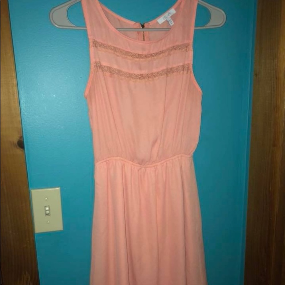 Peach dress